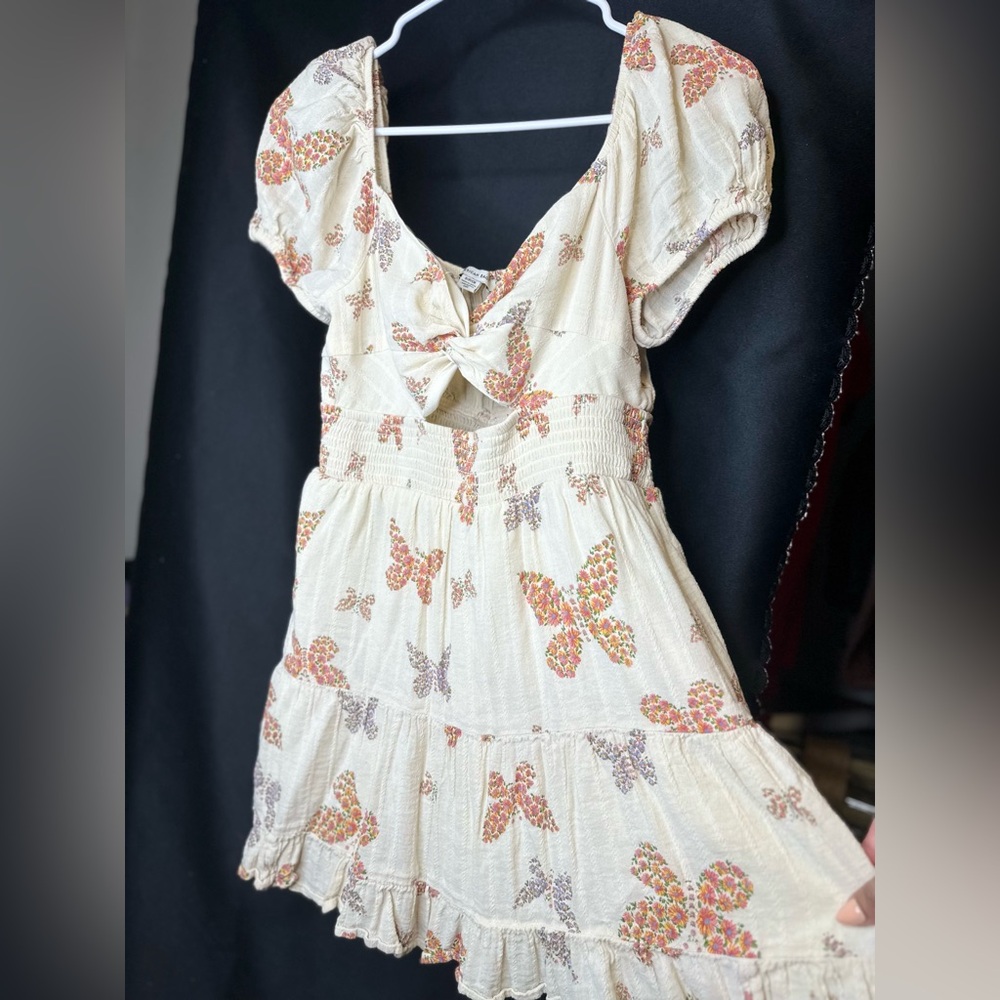 American Eagle Outfitters Vintage Floral Cream Dress